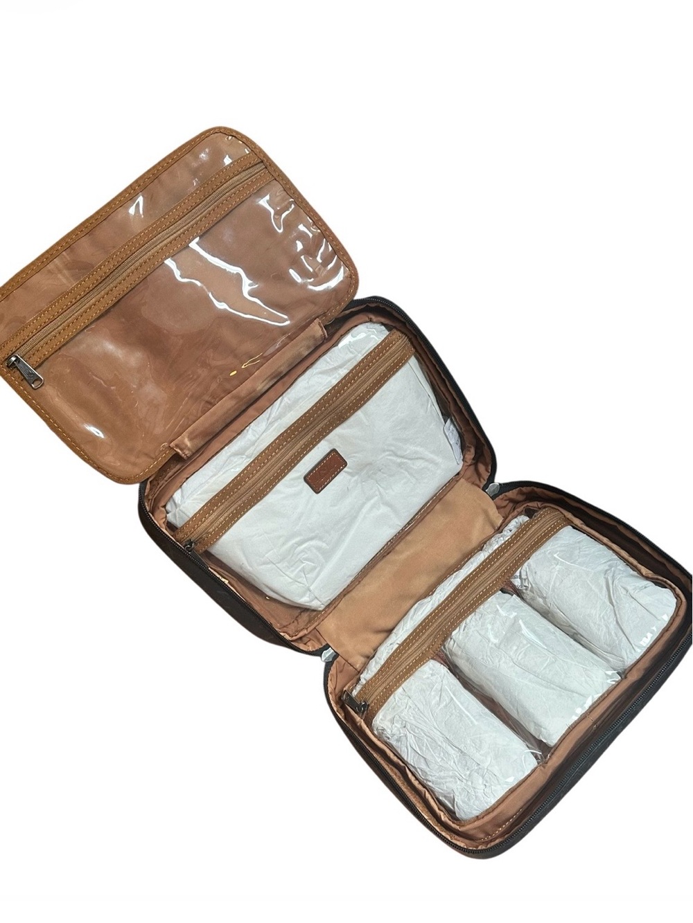 Patricia Nash Hanging Travel Case Organizer Black Map Gym Overnight NWT - Picture 4 of 12